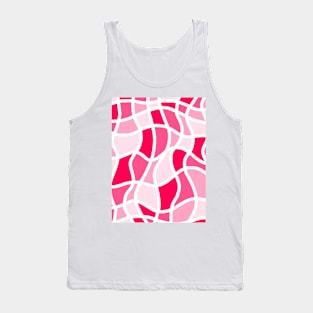 Wavy surfaces pink Tank Top